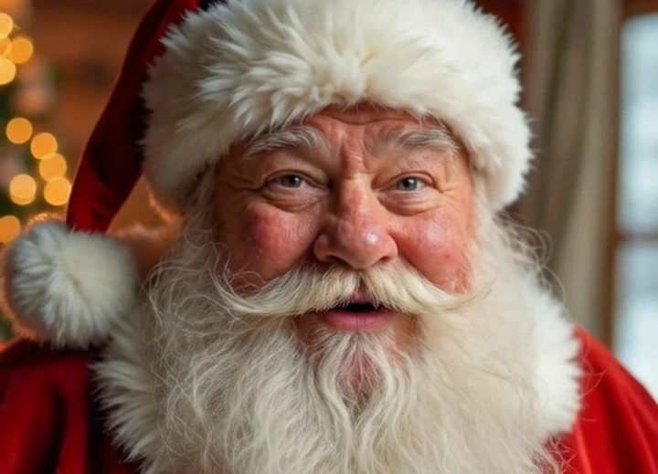 Santa video for kids template - personalized Christmas message