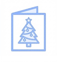 AI Christmas ecard design