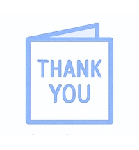 AI Thank You card ideas